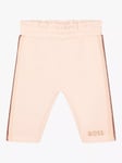 HUGO BOSS Baby Embroided Logo Joggers, Pink