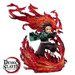 DEMON SLAYER Figurine TANJIRO KAMADO HINOKAMI KAGURA 21 cm FIGUARTS ZERO BANDAI