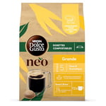 NEO Grande par NESCAFÉ Dolce Gusto - 48 Dosettes de café (4 boîtes de 12 dosettes) - Compatibles uniquement avec les machines à café NESCAFÉ Dolce Gusto NEO