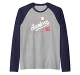 Class of 2025 Baseball Senior Retro Sports Alt 2025 Graduate Raglan Baseball Tee