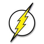 The Flash Logo Sticker, Accessories