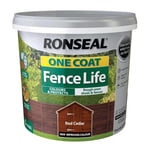 RONSEAL ONE COAT FENCE LIFE RED CEDAR 5L