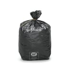 - Sac poubelle 30 L noir pour déchets courants en plastique recyclé 20 microns Carton de 500