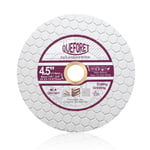 Disque Diamant Carrelage 115mm-Disque à Tronçonner pour Découpe et Meulage de Céramique Porcelaine Marbre Pierre Artificielle,avec Rondelle Amovible,pour Meuleuse d'Angle.[W421]