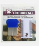 NIT HAIR COMB MAGNIFIER REMOVE HEAD LICE EGGS EFFECTIVELY PLASTIC METAL NIT COMB