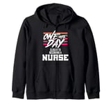 Nursing Student One More Day Closer Becoming a Nurse Zip Hoodie