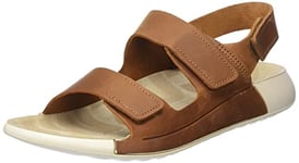 ECCO 2nd Cozmo K Flat Sandal, Amber, 11.5 UK Child