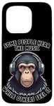 iPhone 15 Pro Monkey Headphones Music Lover Design Case