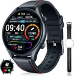 Montre Connect??E Homme Avec Appels Bluetooth: Smartwatch Avec Assistant Vocal Et Lecteur De Musique Podom??Tre Fr??Quence Cardiaque Oxymetre Sommeil 19 Modes Sportifs Pour Android Ios\U2026