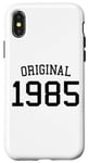 Coque pour iPhone X/XS Original 1985, 40 ans pour homme et femme, 40e anniversaire