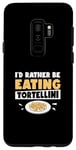 Coque pour Galaxy S9+ I'd Rather Be Funny Tortellini Pasta Eater Machine à tortellini