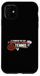 Coque pour iPhone 11 Jeu d'amour pour joueur de badminton