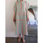 Surf Poncho - Changewear (Grey-green/coral red)