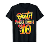 In My 10th Birthday Era Ten Bday 10 Year Old Birthday Girl T-Shirt