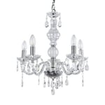 Lustre Plafonnier 5 X  E14 Abat-jour 52 Cm lux.pro