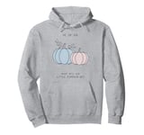 He or She What Will Our Little Pumpkin Be Halloween Gender Pullover Hoodie