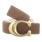 Coach Brown And Cream Reversible Belt size 38