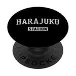 Harajuku Train Station Tokyo Souvenir Japon PopSockets PopGrip Adhésif