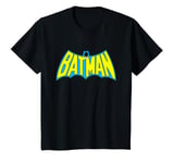 Youth Batman Comic Bat Wings Blue Yellow Logo Kids T-Shirt