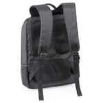 15" Laptop Rucksack Backpack Bag Large Black with  Several Compartments