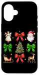 iPhone 16 Christmas Cheer Angel Santa Tree Sleigh Case