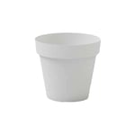 Veca - Vase Cléo rond Blanc - 15 cm - Blanc