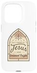 iPhone 15 Pro I Love Jesus and Crossword Puzzles Lover Christian Case