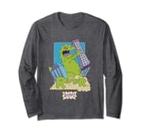 Rugrats Iconic Reptar Being Reptar Vintage Retro Big Poster Long Sleeve T-Shirt