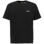 T-shirt Levis  A0637 - RED TAB TEE-0001 BLACK - LOGO WHITE