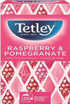 Tetley Raspberry and Pomegranate Tea Bags, Pack of 25