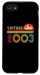 Coque pour iPhone SE (2020) / 7 / 8 Chemise vintage 2003 cadeau d'anniversaire pour homme femme 22 ans