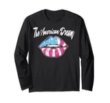 Trendy The American Dream Lip Gloss Long Sleeve T-Shirt