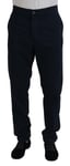 Pantalon DOLCE & GABBANA Bleu En Coton Pour Homme Formelle IT52/W38/L 500USD