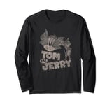 Tom & Jerry Cartoon Long Sleeve T-Shirt