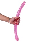 The Johnson 16 Inch Silicone Double Ended Monster Dildo (Pink)