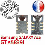 ORIGINAL Samsung Galaxy Ace GT s5839i Connecteur Carte SIM à souder Lecteur SLOT