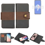 Étui pour Asus Zenfone 9 Portefeuille Pare-Chocs Pouchette Protection Casque Bo