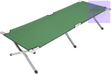 Deluxe Folding Camping Bed Lightweight Portable Aluminium Frame 189x64cm