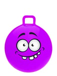 Skippyball Funny Face 55Cm Purple Toys Outdoor Toys Jumping Toys Purple SportMe