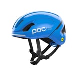 POC POCito Omne MIPS Casque de vélo pour enfants est conçu pour aider les jeunes cyclistes à développer leurs compétences, Bleu fluo, Small ( 51-56 cm )