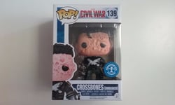 funko,pop,marvel,CROSSBONES,unmasked,captain america,exclu,neuf,CIVIL WAR,139