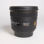 Sigma Used 50mm f/1.4 EX DG HSM - Canon Fit