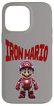 iPhone 14 Pro Max Iron Mario Cartoon Design Case