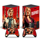 Kit De Autocollants Skin Decal Pour Xbox Series X Console De Jeu Red Dead Redemption 2, T1tn-Seriesx-8020
