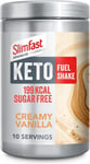 SlimFast Advanced Keto Fuel Shake for Keto Lifestyle, Creamy Vanilla, 320g