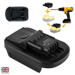 UK For DEWALT 18/20V Battery To For WORX 20V 4-PIN Li-ion Battery Adapter New