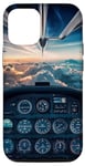 Coque pour iPhone 13 Avion Cockpit Instruments De Vol Pilote Avion