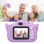 (Purple) Kids Camera Toys Digital Photo Video Camcorder Cute Camera for Child