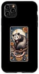 Coque pour iPhone 11 Pro Max Esthetic Cottagecore The Opossum Possum Jeu de cartes Tarot