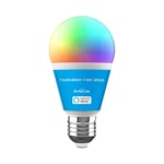 Broadlink Smart Light Bulbs, Frustration-Free Setup (FFS), Works with Alexa Only, BLE Mesh Tech, A60/E27/9 W/800 lm, Colour Change with Music Sync (1 Pack)